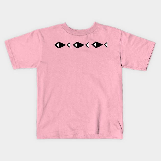 Fish Kids T-Shirt by Glmtoey 